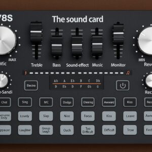 V8S Live Sound Card for Studio Recording