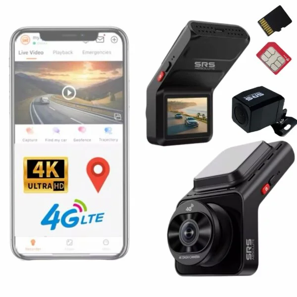 DG- Smart 4G 1080P Dual Cam Cloud Car Dash Camera - Image 2