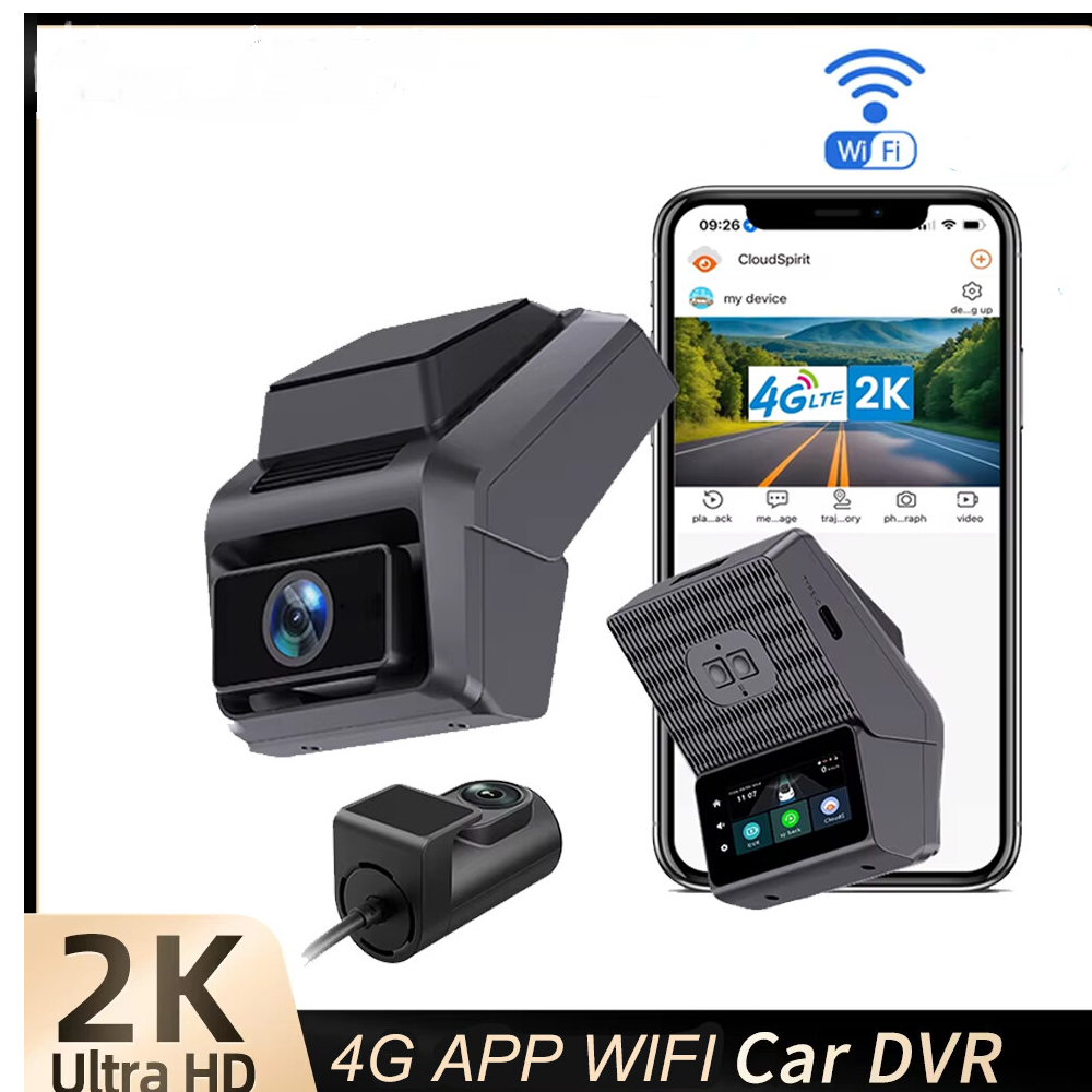 DG-4G & 2K Car Dash Camera With Wifi & Night Vision
